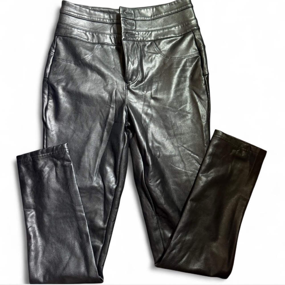 BBJ Los Angeles vegan faux leather pants size 5